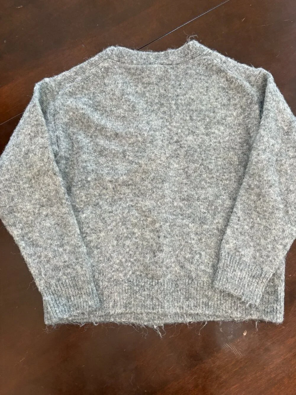 Boys GapKids Grey 4 Button Sweater (Medium)